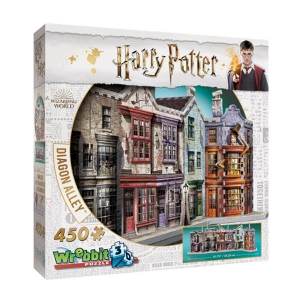 Harry Potter Collection - Diagon Alley 3D Puzzle: 450 Pcs